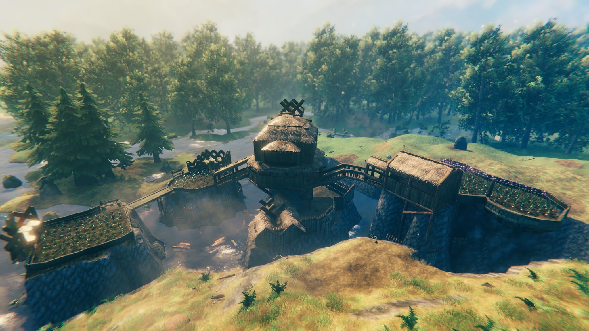 It's high up. Trolls with poles can still hit parts of it though.