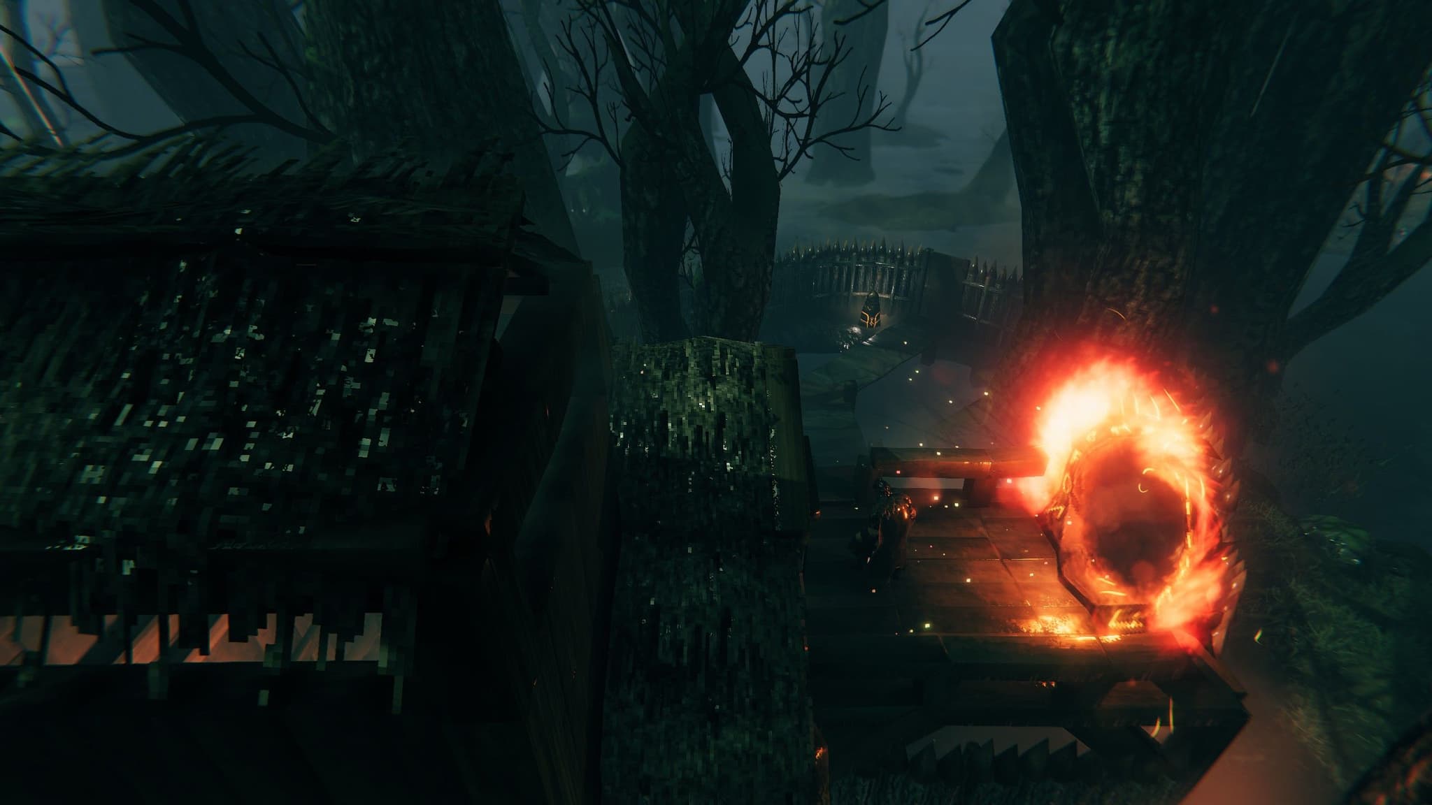 Ironmire base cabin and portal