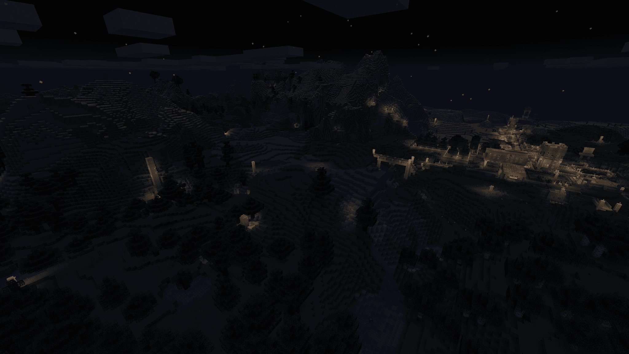 The dirt monument on the left is the original spawn point.
